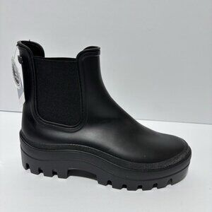 Igor Women’s Soul Black Rain Boots, Size 7.5 M